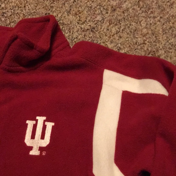 Bundle of New Nike Indiana Hoosiers Fleece 1/4 zip & long sleeve shirt Small - Picture 3 of 8